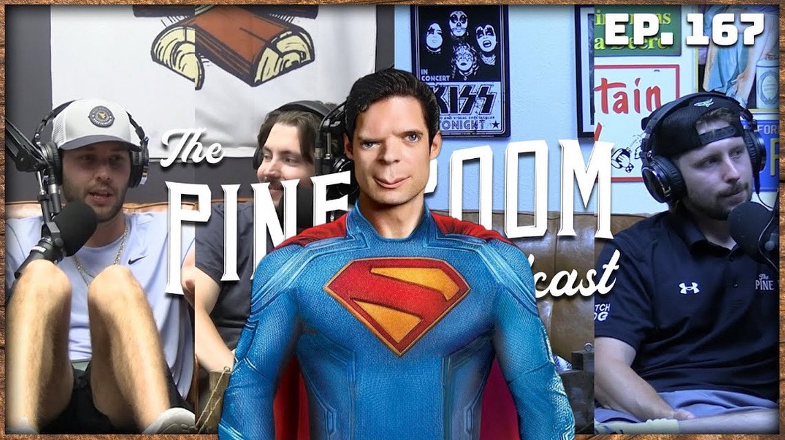 pineroomstudios's tweet image. Celebrate the weekend with The Pine Room Podcast – Ep. 167 | Island Eats & Aging Woes ○ Cooley’s Party Clock ○ Superman, Marvel live on all platforms now! | youtu.be/Yjfv2f-96xY?fe…