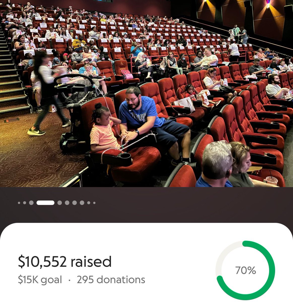 ReelOutreach's tweet image. It’s Friday and almost time for #FantasticFour! Help us to keep brining the joy of movies to kids in need all year long by giving us a little boost before the weekend! @FantasticFour @Marvel
🔗 gofund.me/53c9abe7