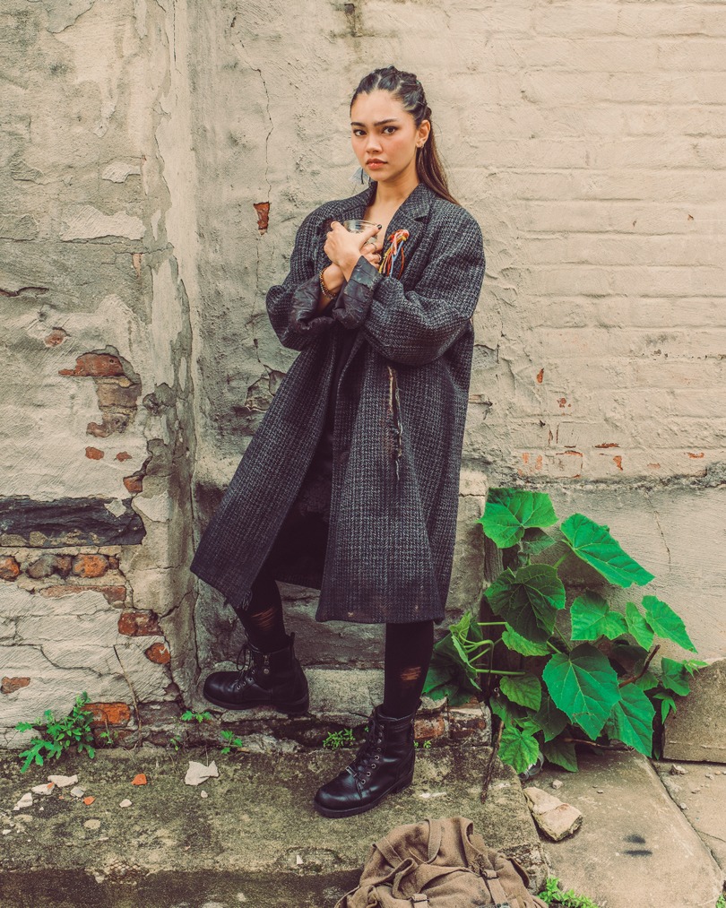 hadestown's tweet image. Walking in the sun. Myra Molloy is Eurydice through August 31st.