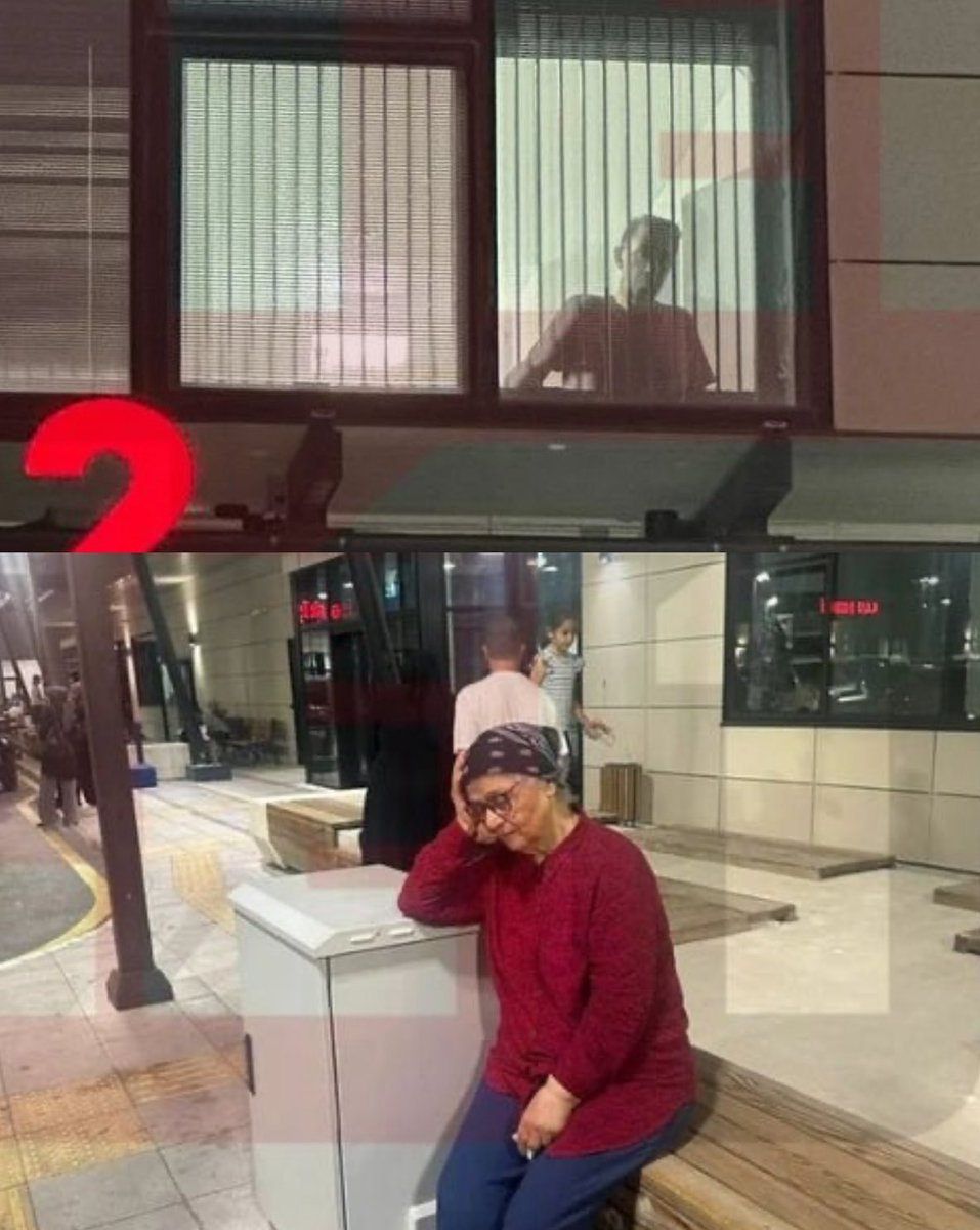 Bu fotoğrafı unutmayın… Buna sebep olanlarla hesaplaşacağız. Tutuklu Beylikdüzü Belediye Başkanı Murat Çalık, hastanenin mahkumlar koğuşu penceresinde, annesi ise hastane önünde… 

Fotoğraf: Ersin Eroğlu (<a href="/ersineroglu_/">Ersin Eroğlu</a>)