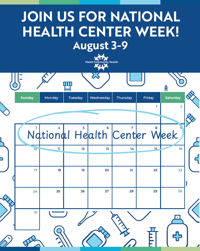 August 3-9 is National Health Center Week. This year, we celebrate the past, Present, and Future of the Community Health Center (CHC) Program and the vital work of CHCs across the nation! Click here to see a schedule of events: manetchc.org/manet-national…
#ValueCHCs