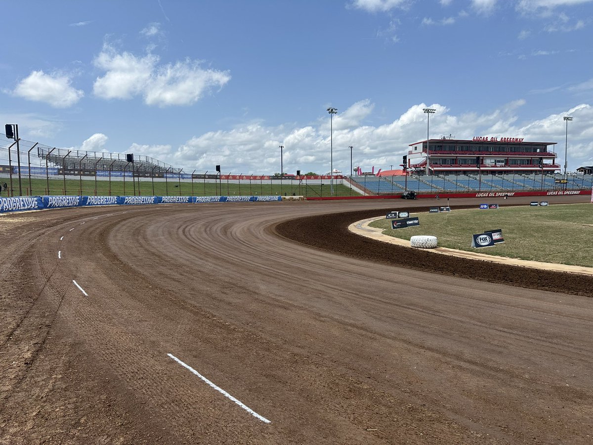 It’s about time for some <a href="/AmericanFlatTrk/">American Flat Track</a> at <a href="/lucasspeedway/">Lucas Oil Speedway</a>!  Come check it out or tune in on <a href="/FloRacing/">FloRacing</a>