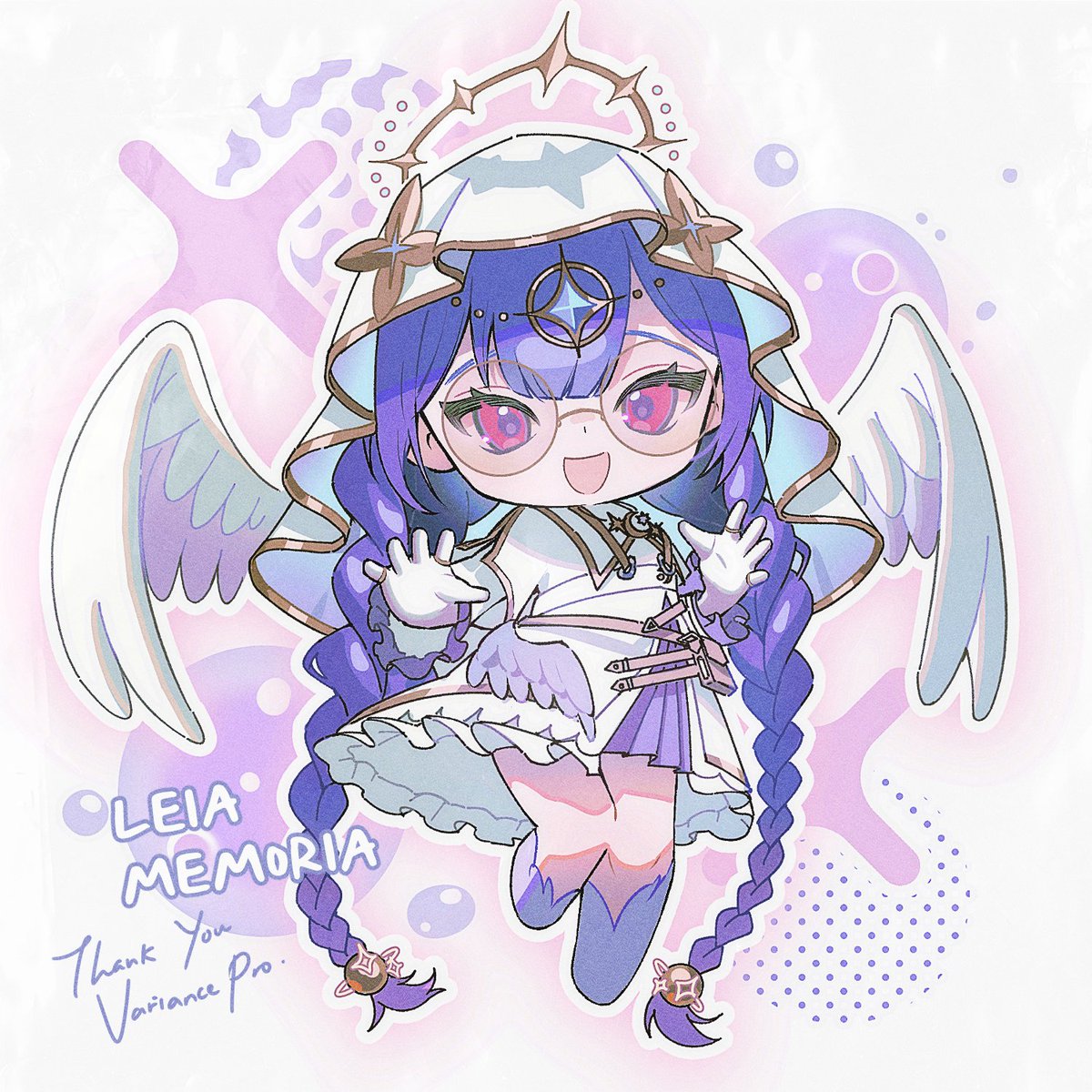 Do catch Variance Project's new talent debuts in a couple more days!!!

Here is a chibi I did of Leia Memoria! #LeiArtwork

They are a very hardworking team, so I hope they have a great debut!