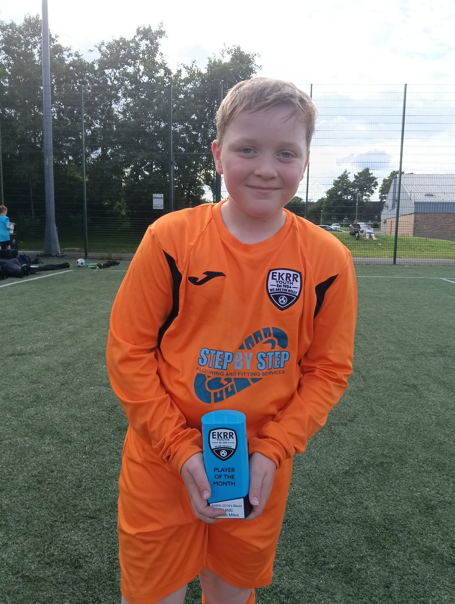 Rolly Blues POTM for June is Rolly Goalie, Jacob 🙌 Jacob has come close to winning this in previous months with several months of cool consistency. #SafeHands #WATR #FirstPartOfTheAttack #POTM