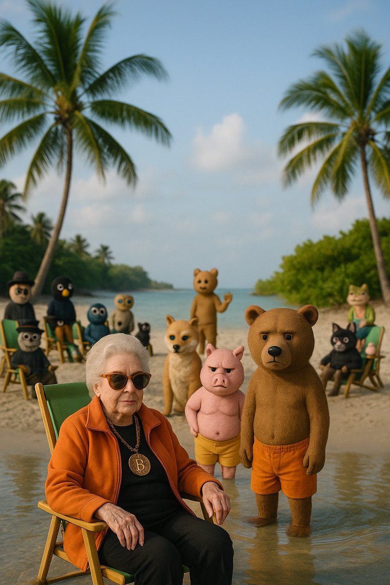 DopeGrandmaCoin's tweet image. Arjun! I like your drawings. Here is a photo from the Bitcoin Memecoins Beach Party the other day.
@arjunsethi