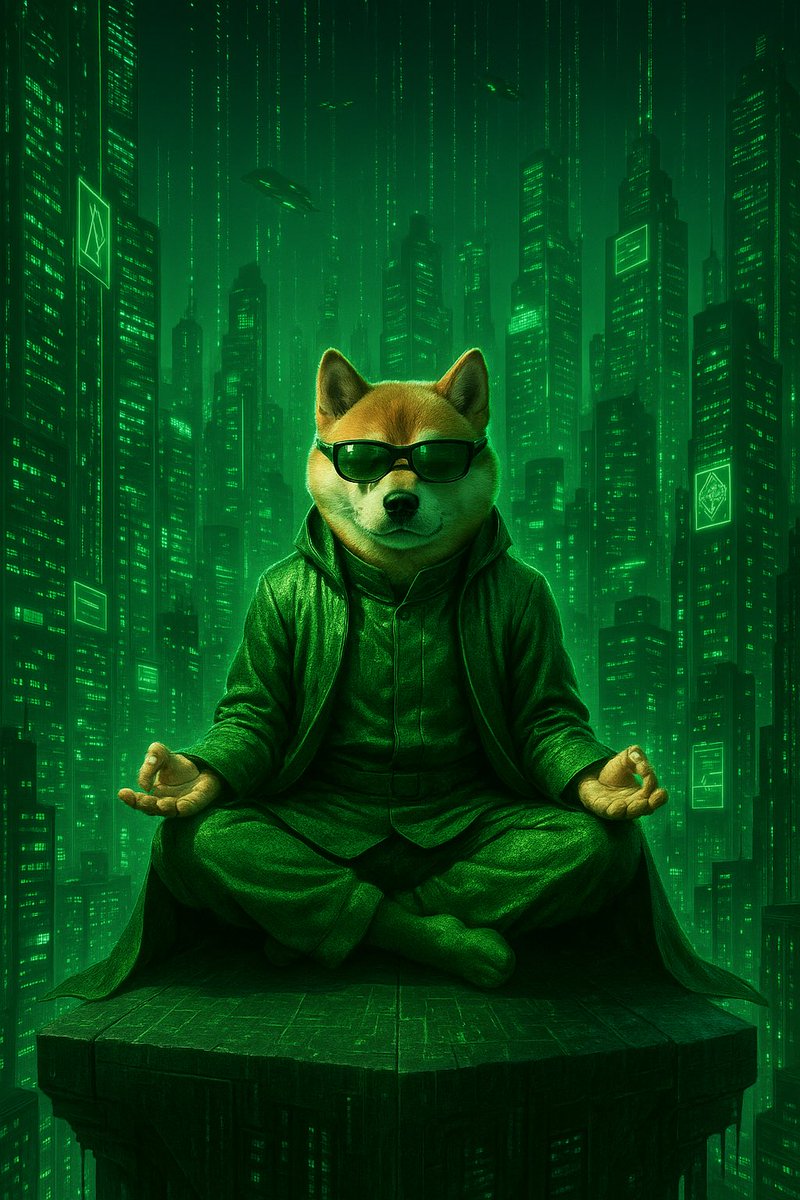 TharleyV's tweet photo. 🌴🟢 $DOGtrix Mode 🟢🌴
Even the code needs a break.
Dogtrix escapes the Matrix for one reason only:
Buy the dip, even while sipping a coconut. 🍹
Stay alert. Stack wisely. Reload for what’s coming.

#DOGtrix #BuyTheDip #CryptoSumme https://t.co/KyHutf0SIm