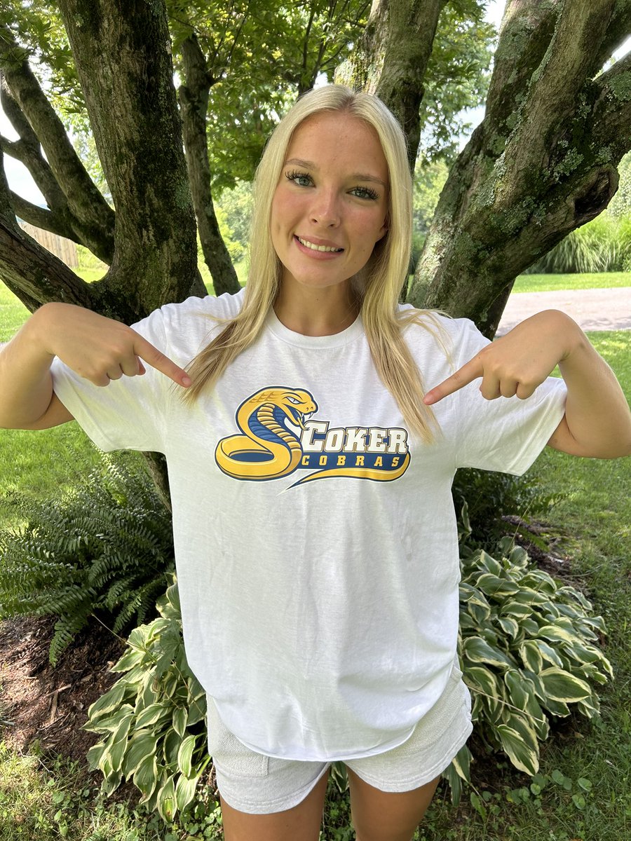 It’s official — I’m committed to Coker University to continue my volleyball journey! I’m beyond grateful for every coach, mentor, teammate, friend, and family member who has supported me along the way — your belief in me means more than words can say. 💙💛#CokerCobra #Committed