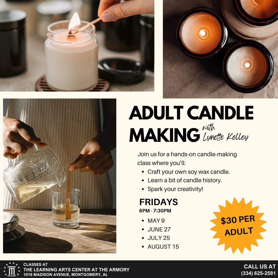 montgcitypandr's tweet image. Check out these super fun candle-making classes at The Learning Arts Center at The Armory. Tomorrow, let your kids shine from 4pm-5:30pm and then get your glow on from 6pm-7:30pm. 

#mymgm #funinmgm #LearningArtsCenter
