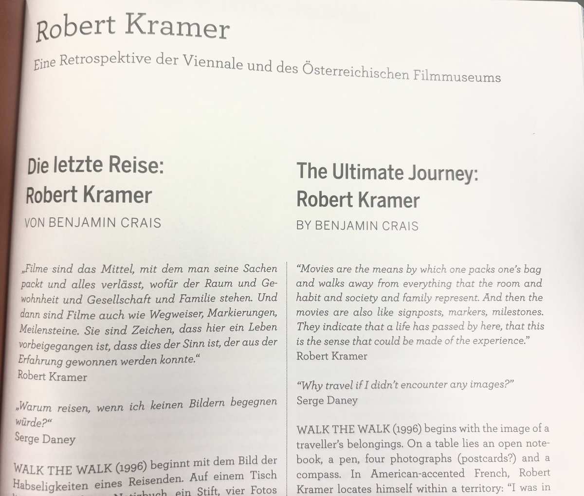 Last year, I wrote an essay on Robert Kramer’s life and work to accompany the retrospective at the Viennale. It’s now available in the festival catalog on their website (or by pdf if you DM me)