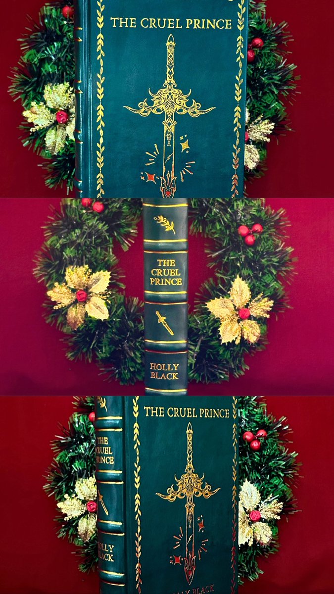 RareBiblio's tweet photo. 📗 : The Cruel Prince 🗡️
✍️ :  Holly Black

🛍️ Buy Rare Biblio Special Edition: https://t.co/79fho8klRR

#thecruelprince #hollyblack #leatherbooks #leatherbinding #quotes #quote #quoteoftheday #quotesdaily #QuoteOfTheWeek #quotestagram #quotesthatinspire https://t.co/5LPpbFF873