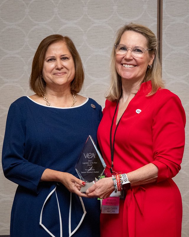 SenatorHashmi's tweet image. It is an honor to be recognized as the State Senate 2025 Legislator of the Year by @VEA4Kids. Through our collective efforts, we have secured historic investments in public education, expanded mental health services, increased supports for our students of greatest need, & more.