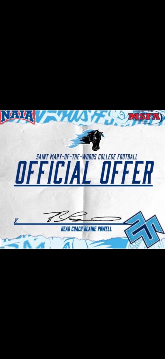 Hunter Cacciatore (@_hunt_42) on Twitter photo Blessed to receive my 2nd offer from Saint Mary of the woods. Had a great conversation with <a href="/CoachWilleySMWC/">Jon willey</a> .
#AGTG <a href="/TXRecruits/">Texas Recruits</a> <a href="/coachnmills/">Nolan Mills</a> <a href="/Coach_Messer/">Coach Messer</a> <a href="/CoachDuelm/">Myles Duelm</a> <a href="/SAReaganFball/">Reagan Football</a> <a href="/texaselite_/">Texas Elite Recruits</a> <a href="/GBRRecruits/">GBR Recruiting</a> <a href="/ExpoRecruits/">Expo Recruits</a> <a href="/SMWCFB/">Saint Mary-of-the-Woods College Football</a> <a href="/PrepRedzoneTX/">Prep Redzone Texas</a> <a href="/prospects_texas/">Texas Top Prospects</a> Blessed to receive my 2nd offer from Saint Mary of the woods. Had a great conversation with <a href="/CoachWilleySMWC/">Jon willey</a> .
#AGTG <a href="/TXRecruits/">Texas Recruits</a> <a href="/coachnmills/">Nolan Mills</a> <a href="/Coach_Messer/">Coach Messer</a> <a href="/CoachDuelm/">Myles Duelm</a> <a href="/SAReaganFball/">Reagan Football</a> <a href="/texaselite_/">Texas Elite Recruits</a> <a href="/GBRRecruits/">GBR Recruiting</a> <a href="/ExpoRecruits/">Expo Recruits</a> <a href="/SMWCFB/">Saint Mary-of-the-Woods College Football</a> <a href="/PrepRedzoneTX/">Prep Redzone Texas</a> <a href="/prospects_texas/">Texas Top Prospects</a>