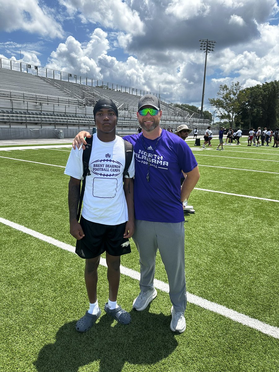 Tony Noble (@t_1ne4) on Twitter photo #AGTG After a great conversation with coach <a href="/BrentDearmon/">Brent Dearmon</a> I am blessed to receive an offer from <a href="/UNAFootball/">North Alabama Football</a>
<a href="/iamErvgotti_21/">Deeandre Ervin.</a> <a href="/CoachJohnson52/">Michael Johnson</a> <a href="/Arkansas_HighFB/">Arkansas High Football</a> <a href="/AHighFBRecruit/">Arkansas High Football Recruiting</a> <a href="/LeroyHood/">Coach Hood</a> <a href="/jaidenhenry_/">Jaiden Henry 💎</a> <a href="/Coach_Rose08/">Cua Rose</a> <a href="/CoachB1906/">Coach Arion Banks</a> <a href="/CoachMyronHend/">Myron Henderson</a> <a href="/Matt_Arnold3/">Matt Arnold</a> #AGTG After a great conversation with coach <a href="/BrentDearmon/">Brent Dearmon</a> I am blessed to receive an offer from <a href="/UNAFootball/">North Alabama Football</a>
<a href="/iamErvgotti_21/">Deeandre Ervin.</a> <a href="/CoachJohnson52/">Michael Johnson</a> <a href="/Arkansas_HighFB/">Arkansas High Football</a> <a href="/AHighFBRecruit/">Arkansas High Football Recruiting</a> <a href="/LeroyHood/">Coach Hood</a> <a href="/jaidenhenry_/">Jaiden Henry 💎</a> <a href="/Coach_Rose08/">Cua Rose</a> <a href="/CoachB1906/">Coach Arion Banks</a> <a href="/CoachMyronHend/">Myron Henderson</a> <a href="/Matt_Arnold3/">Matt Arnold</a>