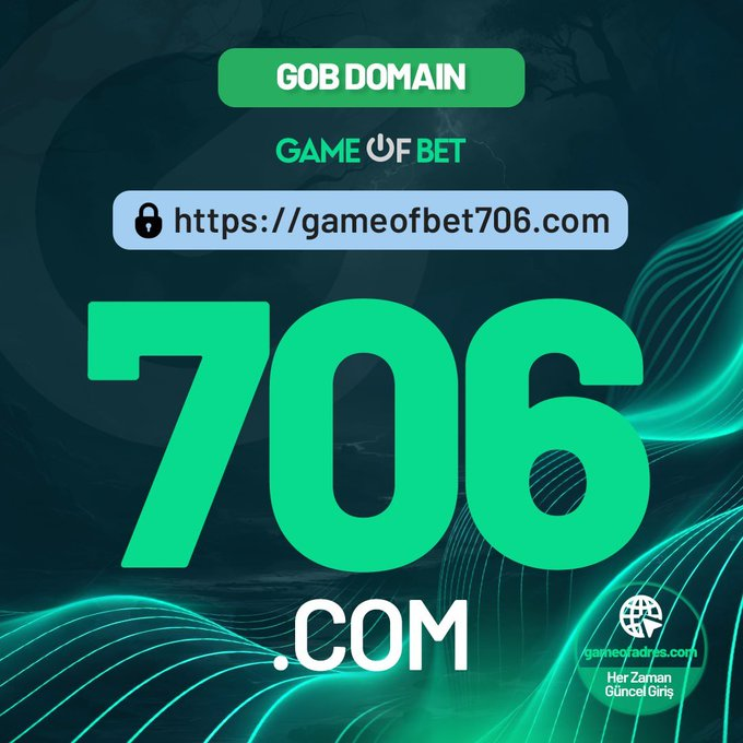 🔗 Kraliyet Sarayına Giriş Yolu Değişti!

🌐 #GameofBet yeni adresinde sizlerle! 

💸 Kazanmaya ara vermeden GameOfBet de7️⃣0️⃣6️⃣ devam et.

🚀 Hızlı davran, bu günün starı sen ol 
(tinyurl.com/gobgiris)