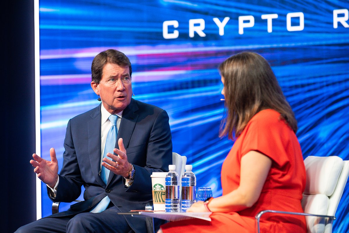 jenniferjschulp's tweet image. Less than two years ago, @SenatorHagerty took to the @CatoInstitute stage to talk with me about crypto.
He said: "Innovation at its core is a huge piece of America's competitive advantage, and our contribution to the world. We cannot leave a critical technology like…