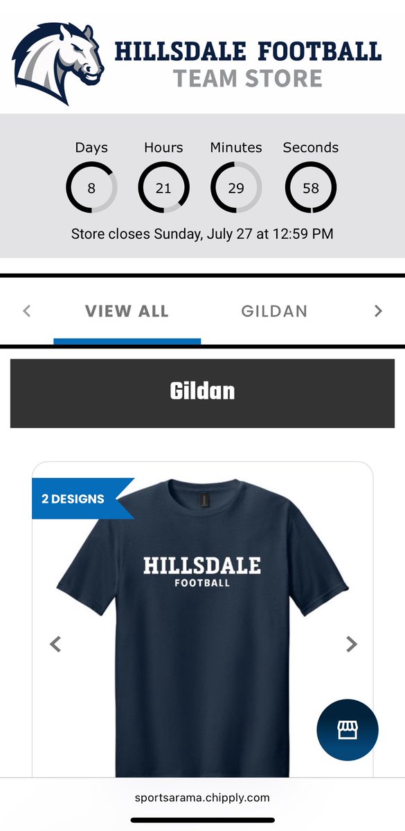 Brad Otterbein (@coachbradotter) on Twitter photo Team store is live! Get your gear before the season starts. 
sportsarama.chipply.com/hillsdalefootb… Team store is live! Get your gear before the season starts. 
sportsarama.chipply.com/hillsdalefootb…