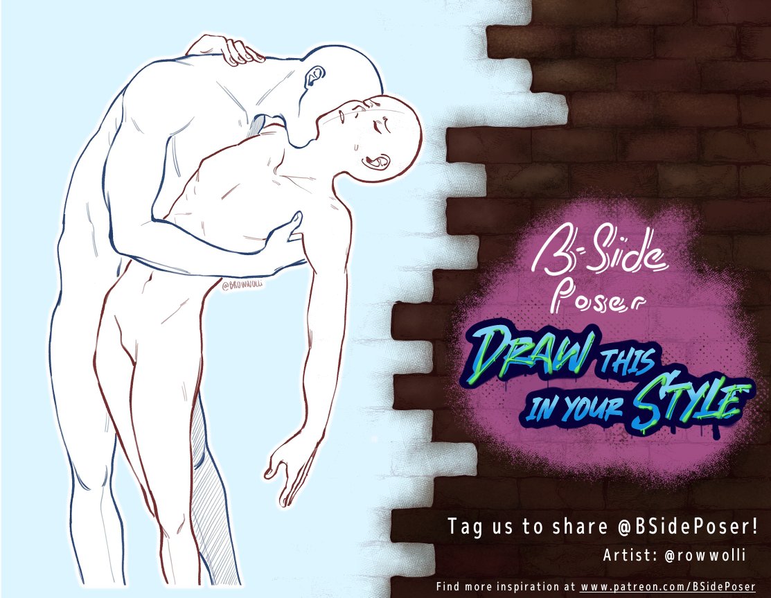 bsideposer's tweet image. In today's #DTIYS, the anticipation is killing us!
Can you feel the tension too? Their teasing has reached a critical point now.
Give your boys a moment of romance. Also, think of what'll follow, no doubt you can come up with a fitting scenario. Don't forget to share! ;)