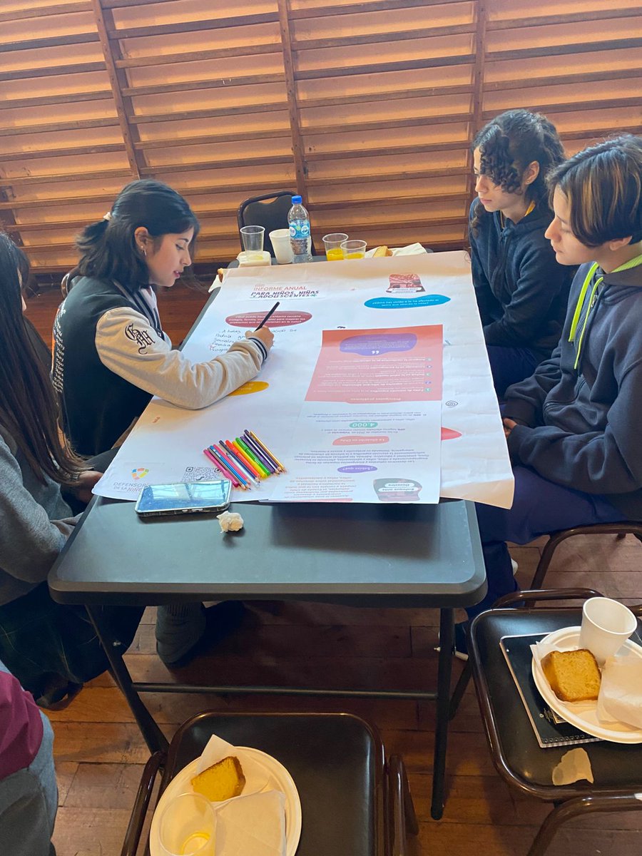 defensorianinez's tweet image. Equipo de nuestra sede Coquimbo realizó un taller para niñas, niños y adolescentes de la provincia de Elqui. La actividad, que consistió en la discusión de los temas de nuestro Informe Anual 2024, convocó a integrantes de centros de estudiantes de la provincia, quienes pudieron…