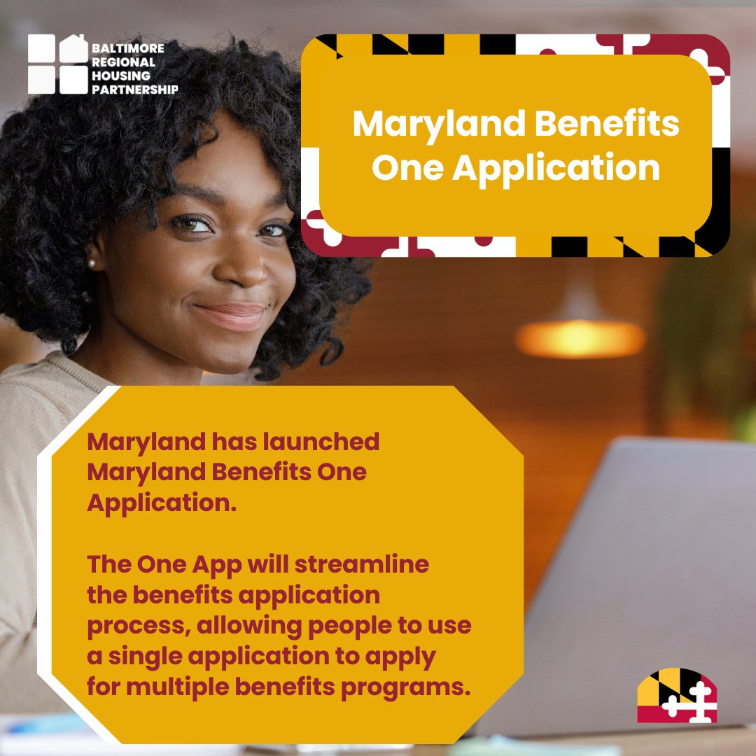 Baltimore Regional Housing Partnership (@_brhp) on Twitter photo Maryland Gov. Wes Moore (<a href="/GovWesMoore/">Governor Wes Moore</a>) just launched the Benefits One Application—letting residents apply for Medicaid, SNAP, TANF, energy aid & WIC all in one place. Designed to ease stress and boost access. Learn more at Maryland.gov or at the link in our bio! Maryland Gov. Wes Moore (<a href="/GovWesMoore/">Governor Wes Moore</a>) just launched the Benefits One Application—letting residents apply for Medicaid, SNAP, TANF, energy aid & WIC all in one place. Designed to ease stress and boost access. Learn more at Maryland.gov or at the link in our bio!