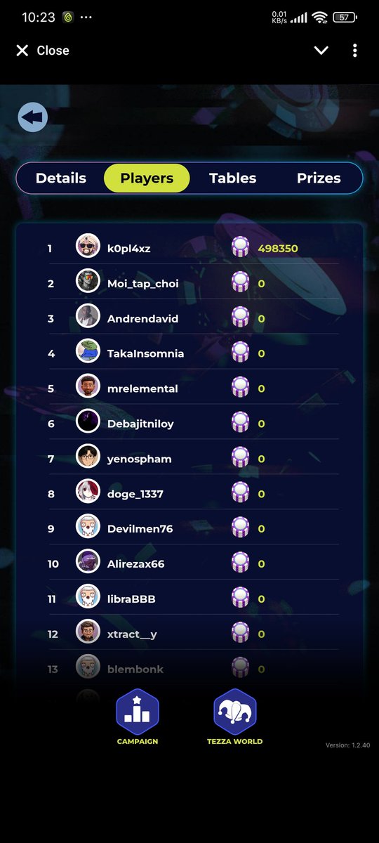i'am a lucky one on <a href="/TezzaPoker/">Tezza Poker</a> ! nice hand and i just hold a great <a href="/DripsterNFT/">DRIPSTER</a> maybe you will always be lucky 😌. feeling blessed btw..