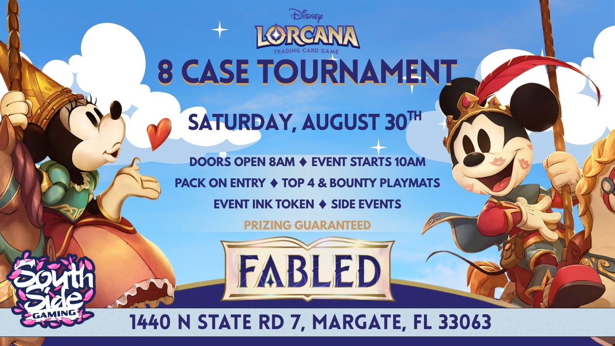 ssgaming954's tweet image. During last night's podcast we shared some exciting news!
Our Fabled release tournament registration is LIVE!
Rotation hits right when this set drops and the tournament will be Core Constructed!
We'll have singles and plenty of product on release.
Sign up today!…