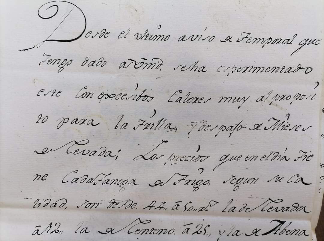 almudenasm_'s tweet image. Información meteorológica de julio de 1795:
'Excesibos calores, muy al propósito para la trilla y despajo de mieses de cevada...'.
