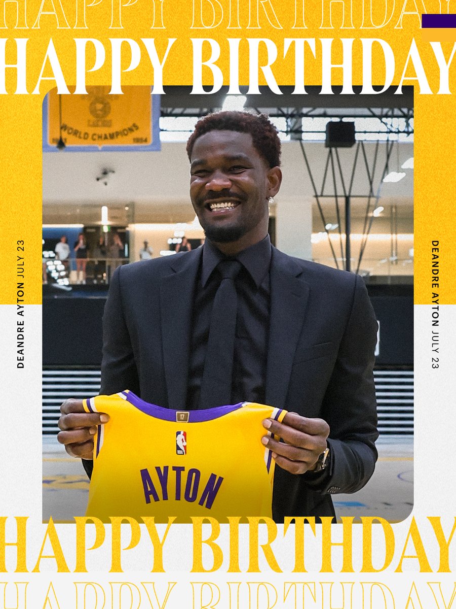 Happy birthday, Deandre 🎉