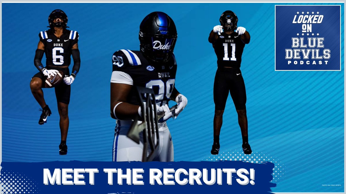 LO_BlueDevils's tweet image. FRIDAY Locked On Blue evils
@_JJ_Jackson_ chats with some of the newest @DukeFOOTBALL commits as Manny Diaz continues to build a strong Class of 2026. Enjoy! #Duke
@LockedOnNetwork | @LockedOnACC