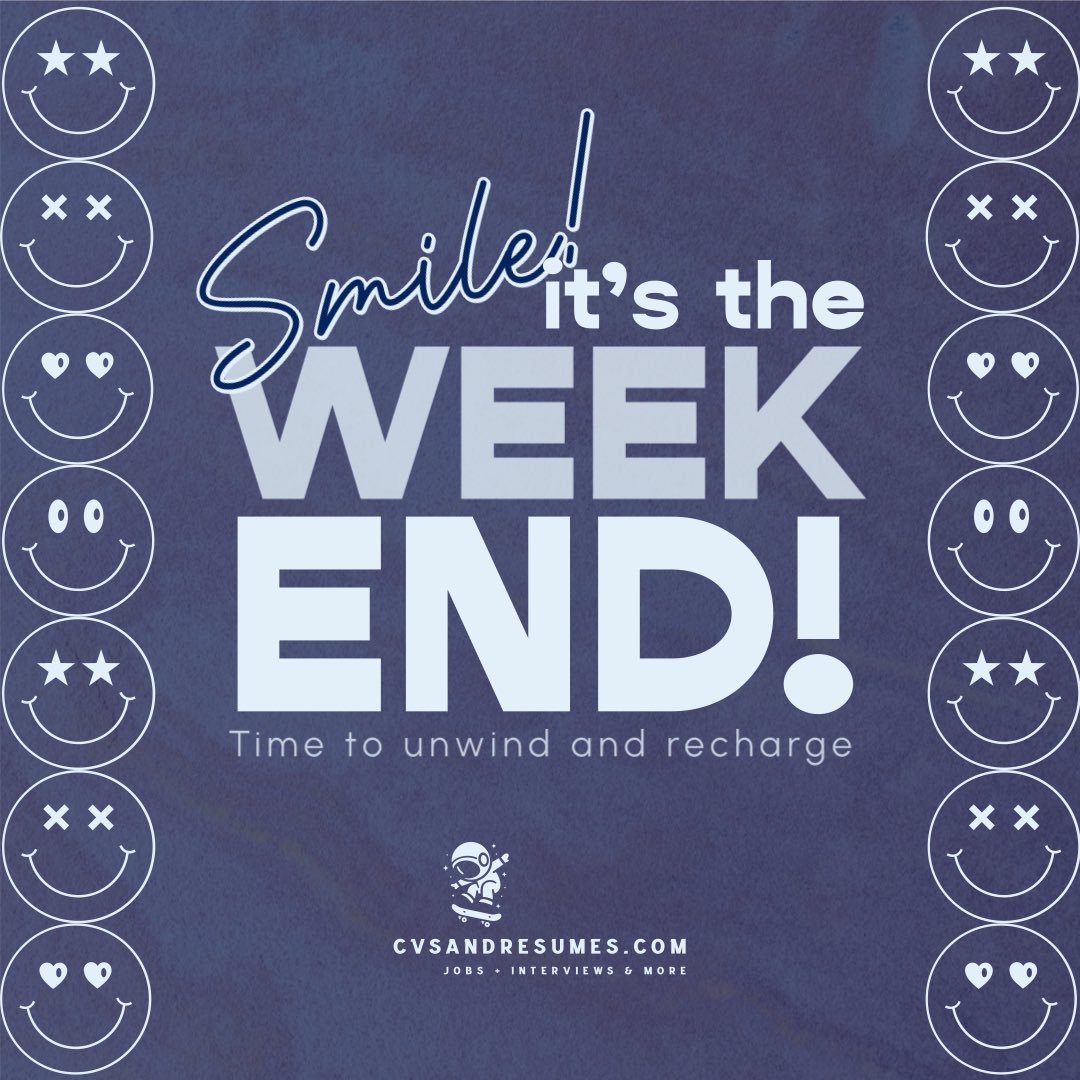 CvsAndResumes's tweet image. 🎓 You did it, grads! Now it’s time to rest, reset, and get ready for your next big move. 🌟
From all of us at CVsAndResumes.com — have an amazing weekend! 🎉
#RecentGrad #CareerJourney #WeekendVibes #JobSearchTips #NewBeginnings #ResumeHelp #FirstJob #CollegeToCareer
