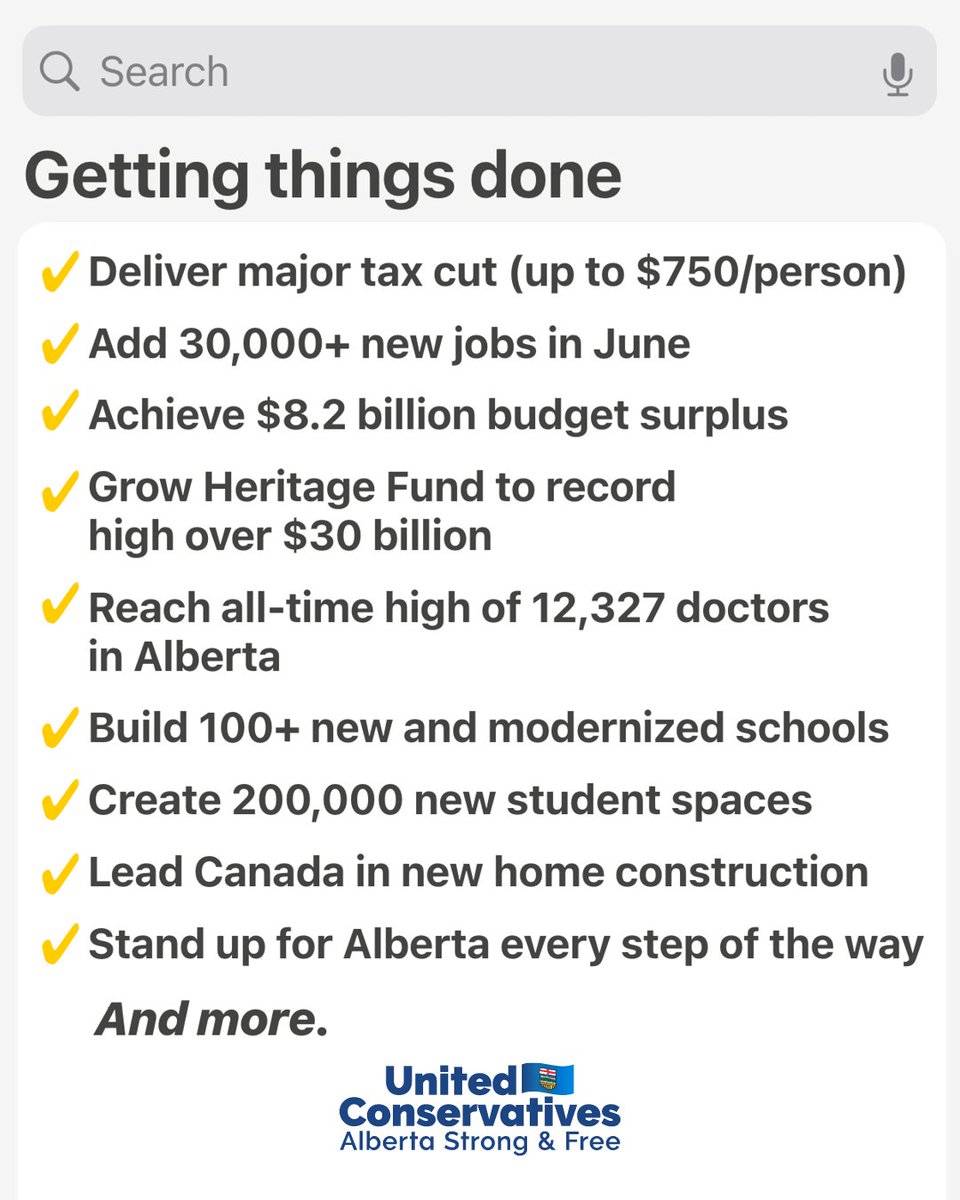 Alberta_UCP's tweet image. Under Premier Danielle Smith’s leadership, Alberta is getting things done!