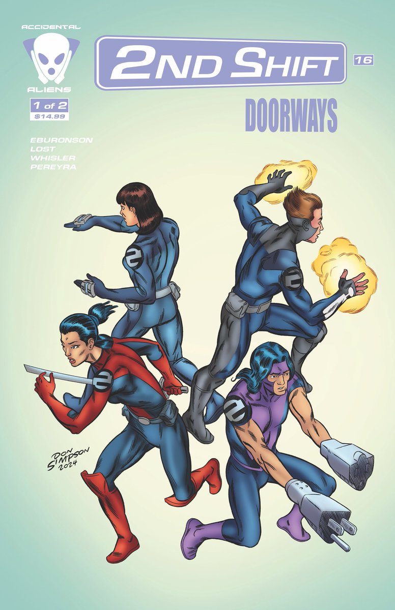 ScottLost's tweet image. The Indy comics Legend himself, Don Simpson, was gracious enough to do a cover for 2nd Shift: Doorways part 2! Grab it from my campaign before it’s too late. Click the link to snag your copy!!!
kickstarter.com/projects/accid…
#2ndShift #MakeComics #MakingComics #2ndShiftDoorways