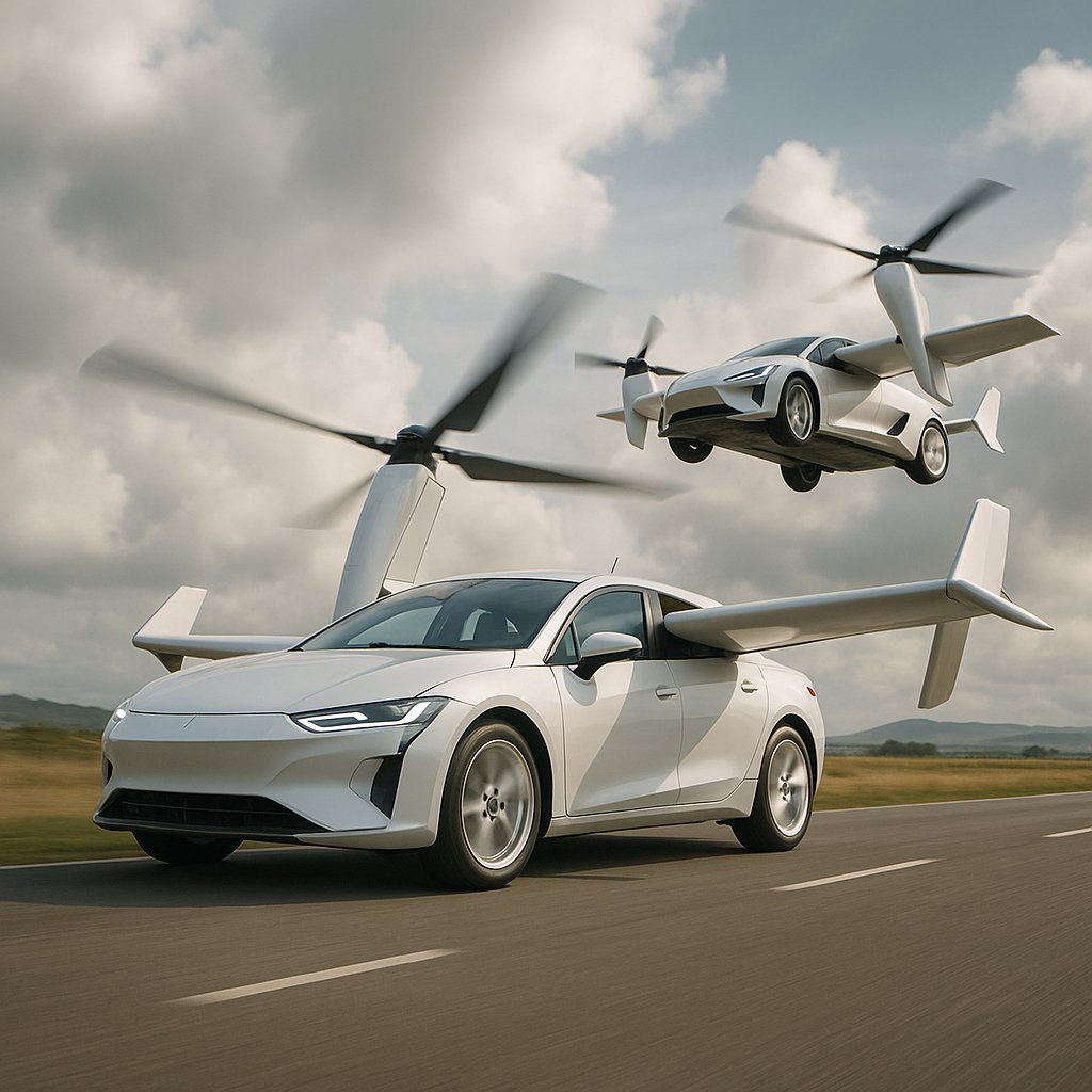 mespo2006's tweet image. THE DAWN IF FLYING CARS
From Sci-Fi to RealityFlying cars, once relegated to the realms of science fiction in films like Blade Runner or The Jetsons, are on the cusp of becoming a tangible part of our transportation landscape. These vehicles, often conceptualized as electric…