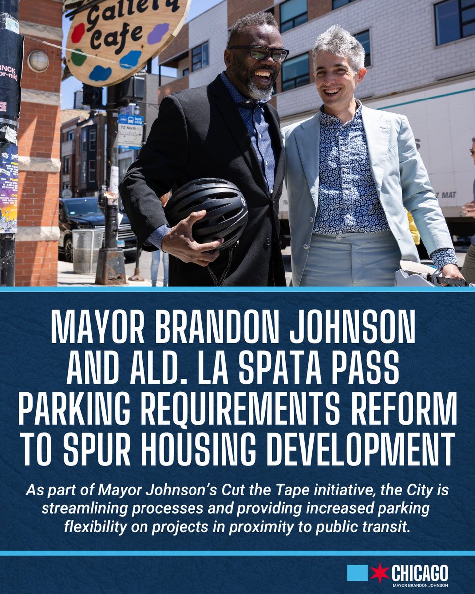 ChicagosMayor's tweet image. We need to pull every lever that we possibly can to grow our housing supply and drive down the cost of rent to make Chicago the safest, most affordable city in America. By making it easier to build across our city we make affordable, equitable transit oriented housing possible in…