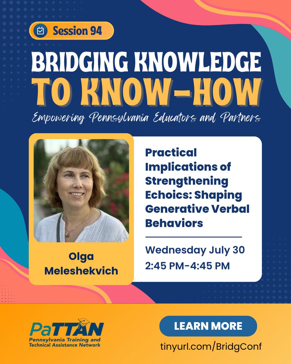 pattanupdates's tweet image. We’re concluding our Wed. July 30 highlights at #BK2KH2025 with these sessions featuring Olga Meleshekvich, Dr. William G Vicars & Tara McCarty! ✨ Check back next week for spotlights on Thurs. July 31 💡Ready to #BridgeTheGap between knowledge & know-how? tinyurl.com/BridgConf