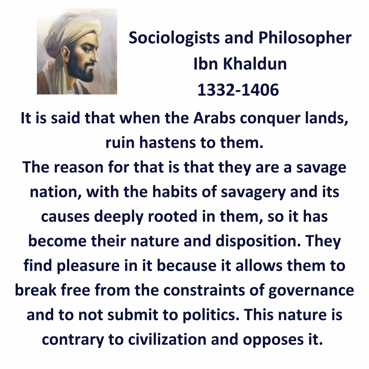 SoranHamarash's tweet image. Ibn Khaldun wasn't being racist; he was a pioneering sociologist. He argued the 'savage' nature he described was a product of a harsh desert environment, not ethnicity. #Druze #Syria