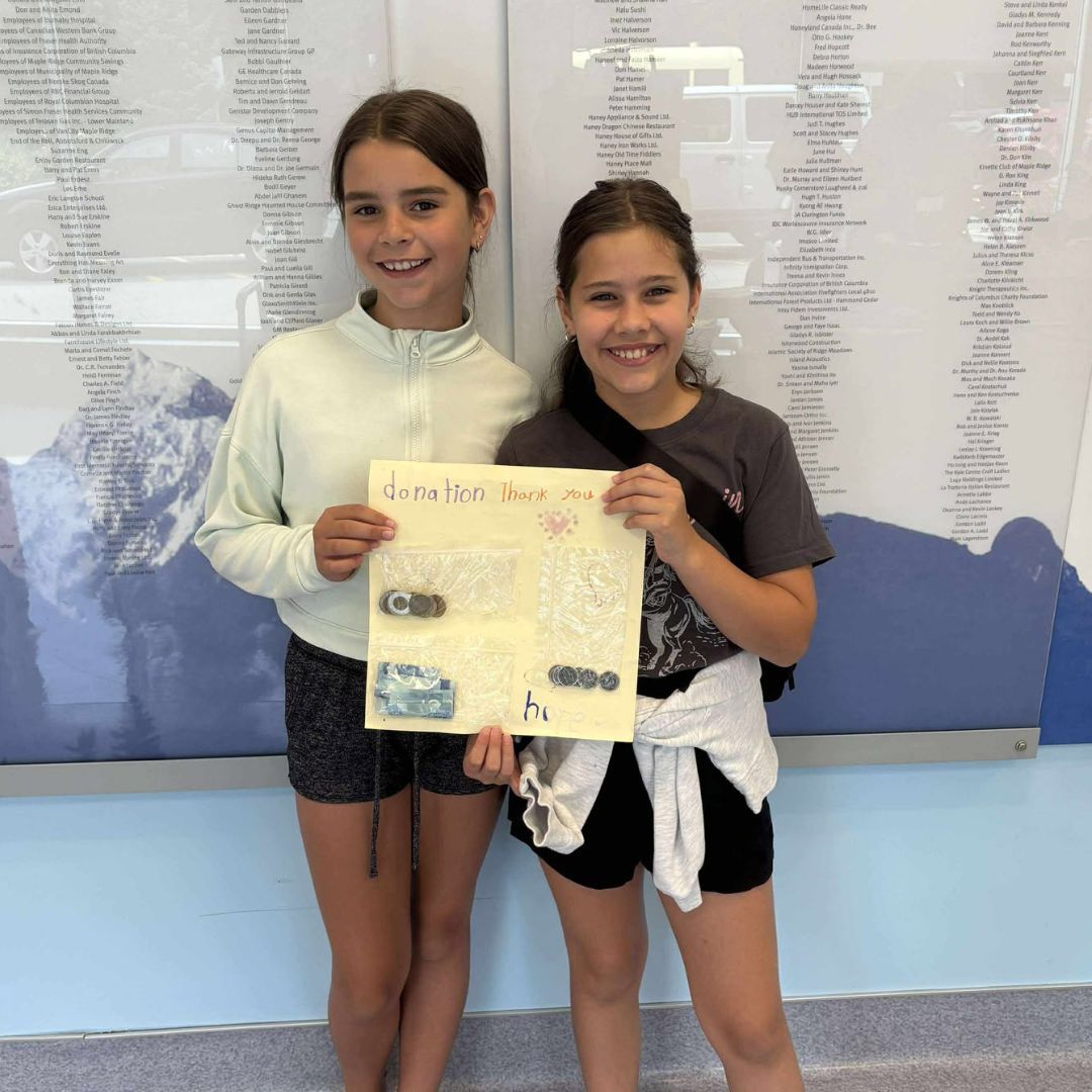 A Huge Thank You to Our Young Philanthropists! Thank you, Amelia and Abigail, for your generous spirit and giving hearts! You are making the world a better place, one step at a time! 
#YoungPhilanthropists #CommunityHeroes #ThankYou