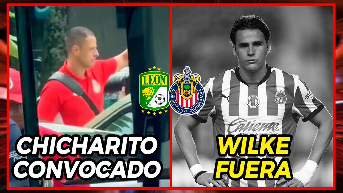 Jesus_Bernal's tweet image. Chicharito viaja; Wilke, no!!!!

#Chivas