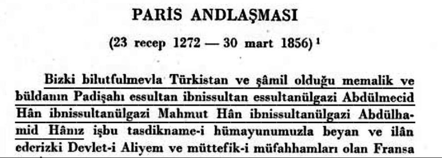 NurhaanSultan's tweet photo. Osmanlı padişahı, büyük dedemiz #SultanAbdülmecid Han, Kırım Harbi'nden sonra imzalanan Paris Antlaşması'nın girişinde Osmanlı topraklarını "Türkistan", kendini "Türkistan padişahı" olarak adlandırıyor...🇹🇷
Türk diyarı, Türklerin devleti, Türklerin lideri... https://t.co/nblTu7UVhZ