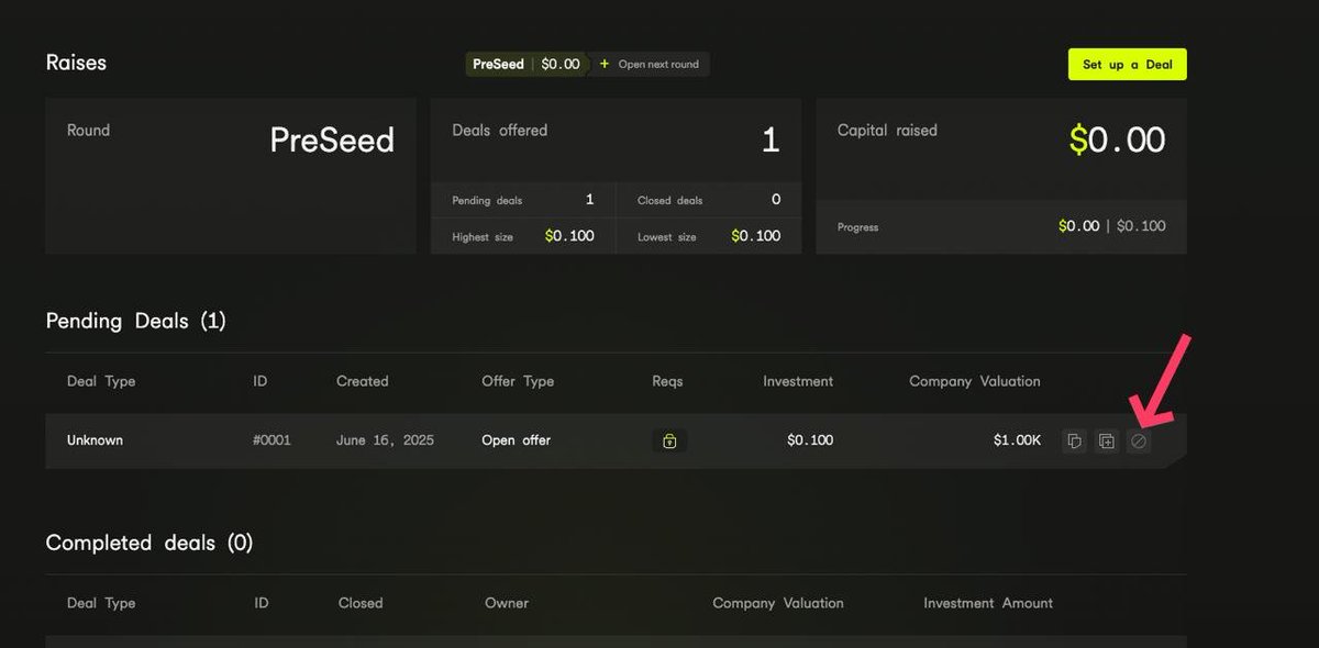 MetaLeX_Labs's tweet image. small but much-requested cybercorps app feature--you can now void open deal offers before an investor has signed/closed the deal