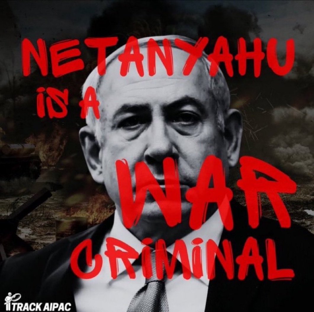 Netanyahu is a WAR CRIMINAL!
