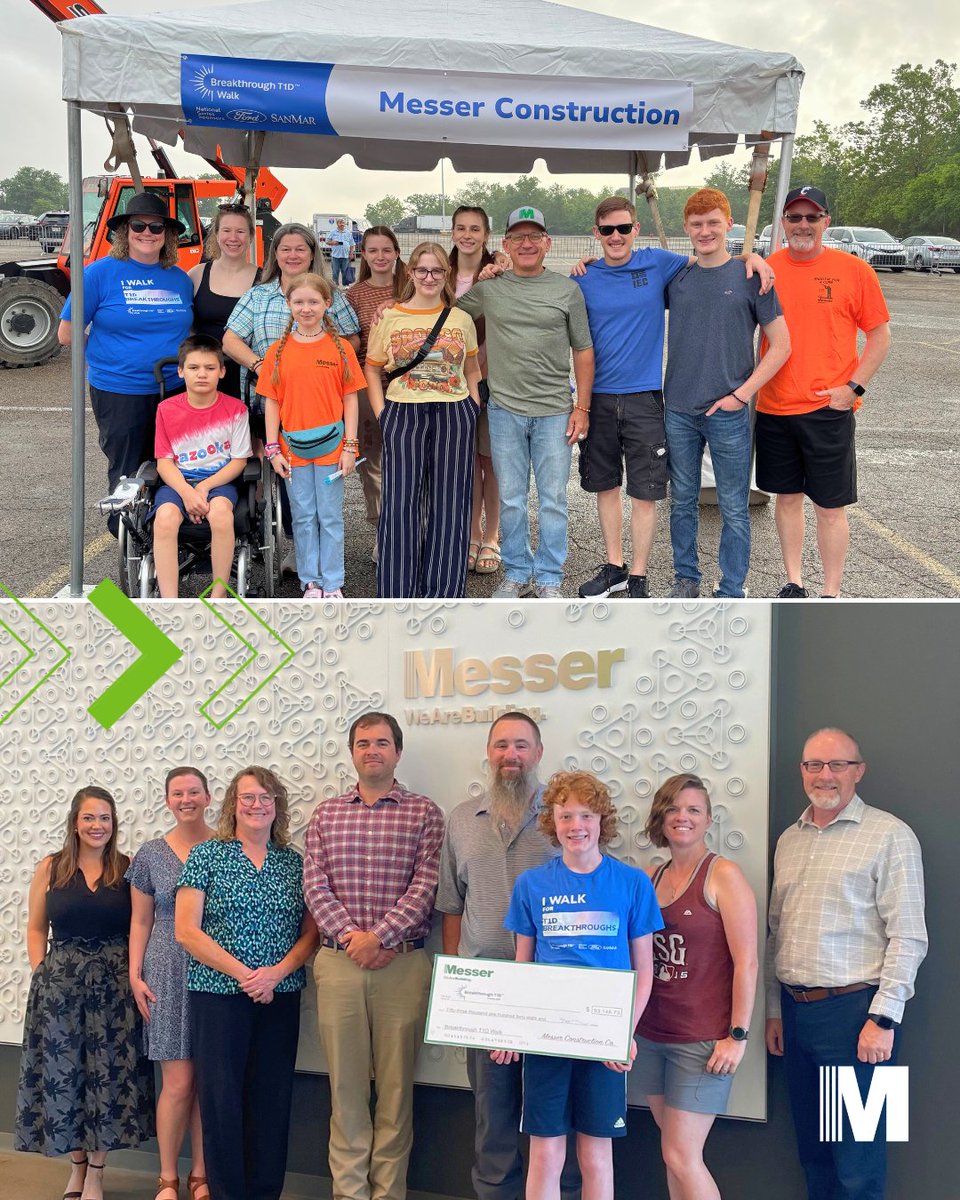 Messer Construction Co. (@messerwearebldg) on Twitter photo We’re a proud supporter of <a href="/BreakthroughT1D/">Breakthrough T1D</a> for 30 years and counting! Thanks to the generosity of our employees and their families/friends, we raised over $60,000 this year through the Breakthrough T1D Walk and Shootin’ for a Cure. #WeAreBuilding We’re a proud supporter of <a href="/BreakthroughT1D/">Breakthrough T1D</a> for 30 years and counting! Thanks to the generosity of our employees and their families/friends, we raised over $60,000 this year through the Breakthrough T1D Walk and Shootin’ for a Cure. #WeAreBuilding