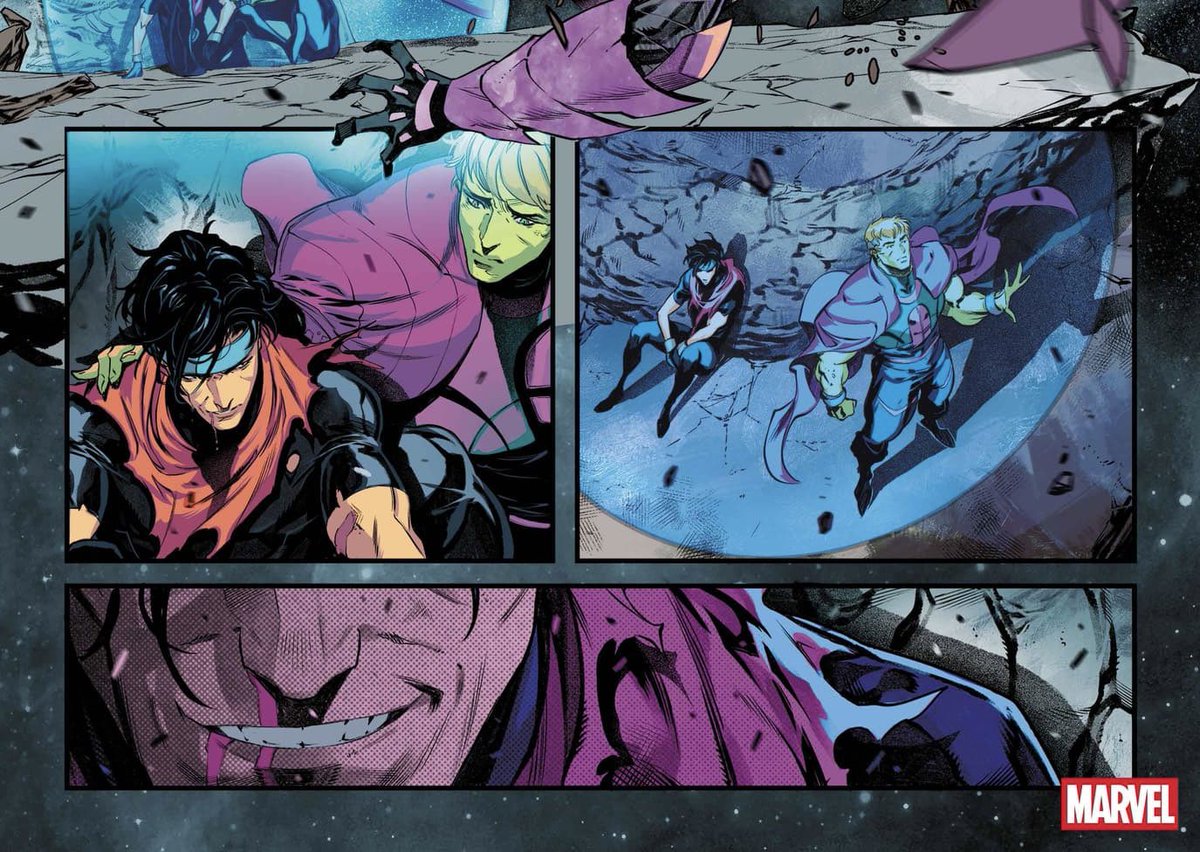 BillyKaplanUpd's tweet image. Wiccan and Hulkling are alive!
Preview for IMPERIAL (2025) #3 by Hickman, Coello, and Vicentini releasing on 8/20.