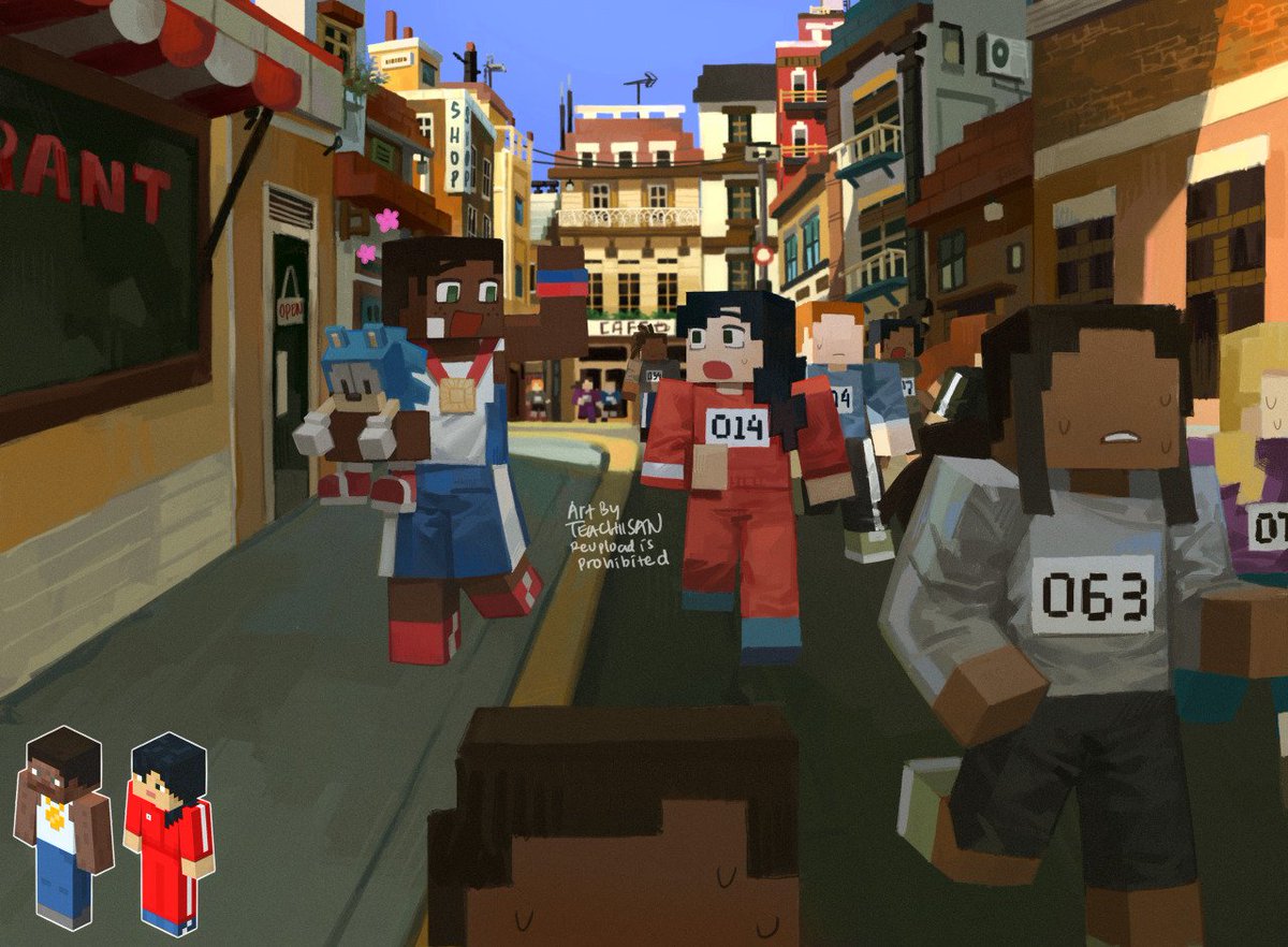 Teachiisan's tweet image. Classic - Swedish and Scottish - Tuxedo - Athlete
#Minecraft