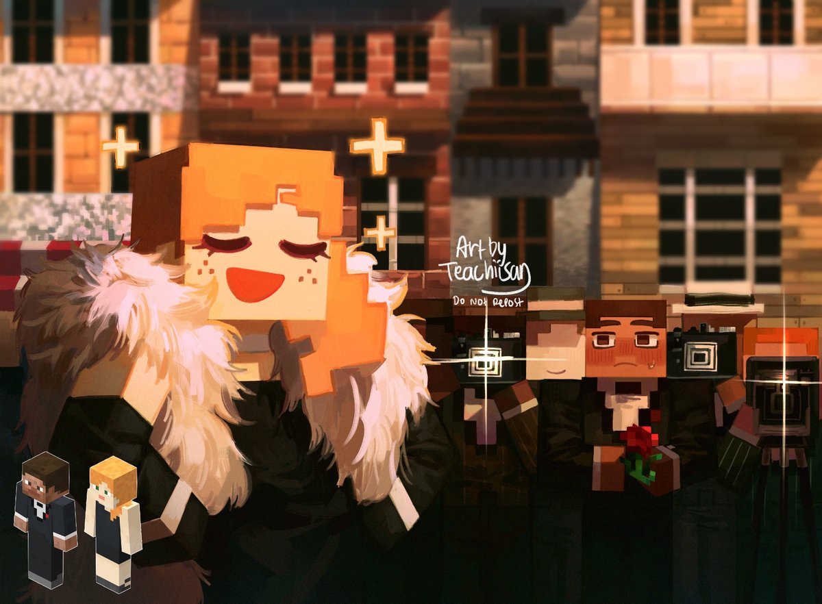 Teachiisan's tweet image. Classic - Swedish and Scottish - Tuxedo - Athlete
#Minecraft