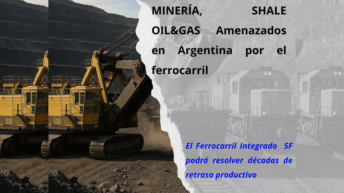 aimas.org.ar/ferrocarril-in…
a minería y el Oli&amp;Gas deben dedicarse a lo suyo y es la logística la que les debe proveerles soluciones El ferrocarril, es el que les debe ofrecer las respuestas a cada minera y a cada complejo de extracción Shale
#Mineria #OilGas #Ferrocarril #Camion