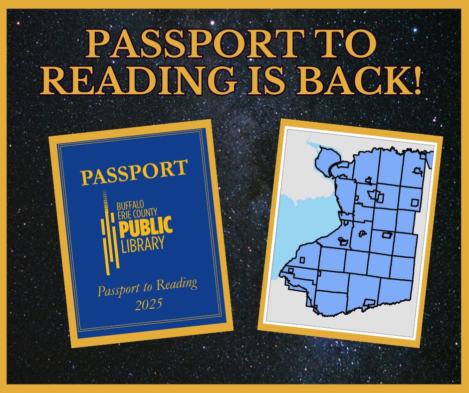 Buffalo & Erie County Public Library (@buffalolibrary) on Twitter photo There’s still time to pick up your “Passport to Reading” at any Buffalo & Erie County Public Library this summer! Visit libraries across the county and pick up a sticker to commemorate your visit. Details: buffalolib.org/books-movies-m… There’s still time to pick up your “Passport to Reading” at any Buffalo & Erie County Public Library this summer! Visit libraries across the county and pick up a sticker to commemorate your visit. Details: buffalolib.org/books-movies-m…