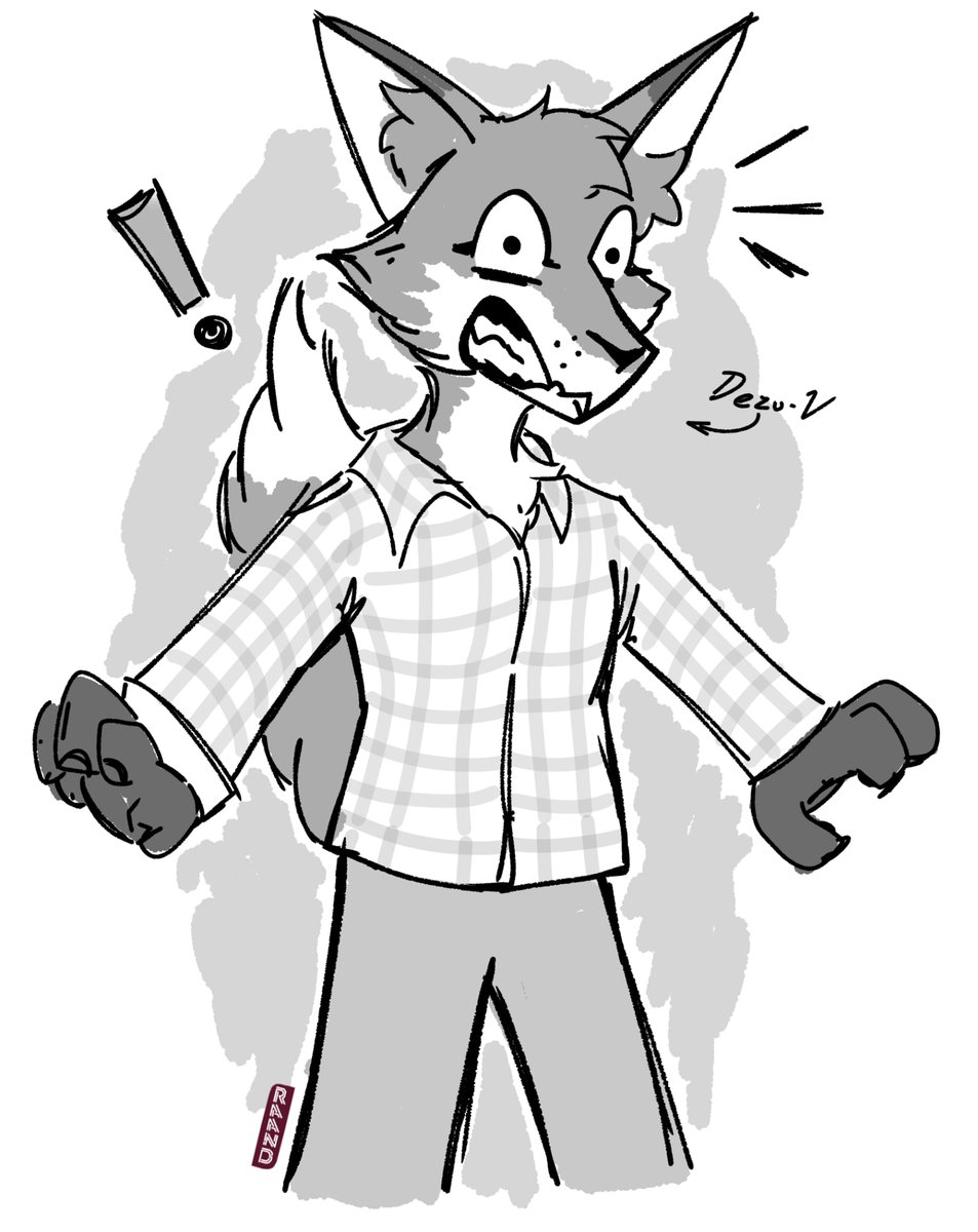 Dezulovian_V's tweet image. Dibujito del dezu furro del @Raand_024. Dibuja muy chido. :&amp;gt;