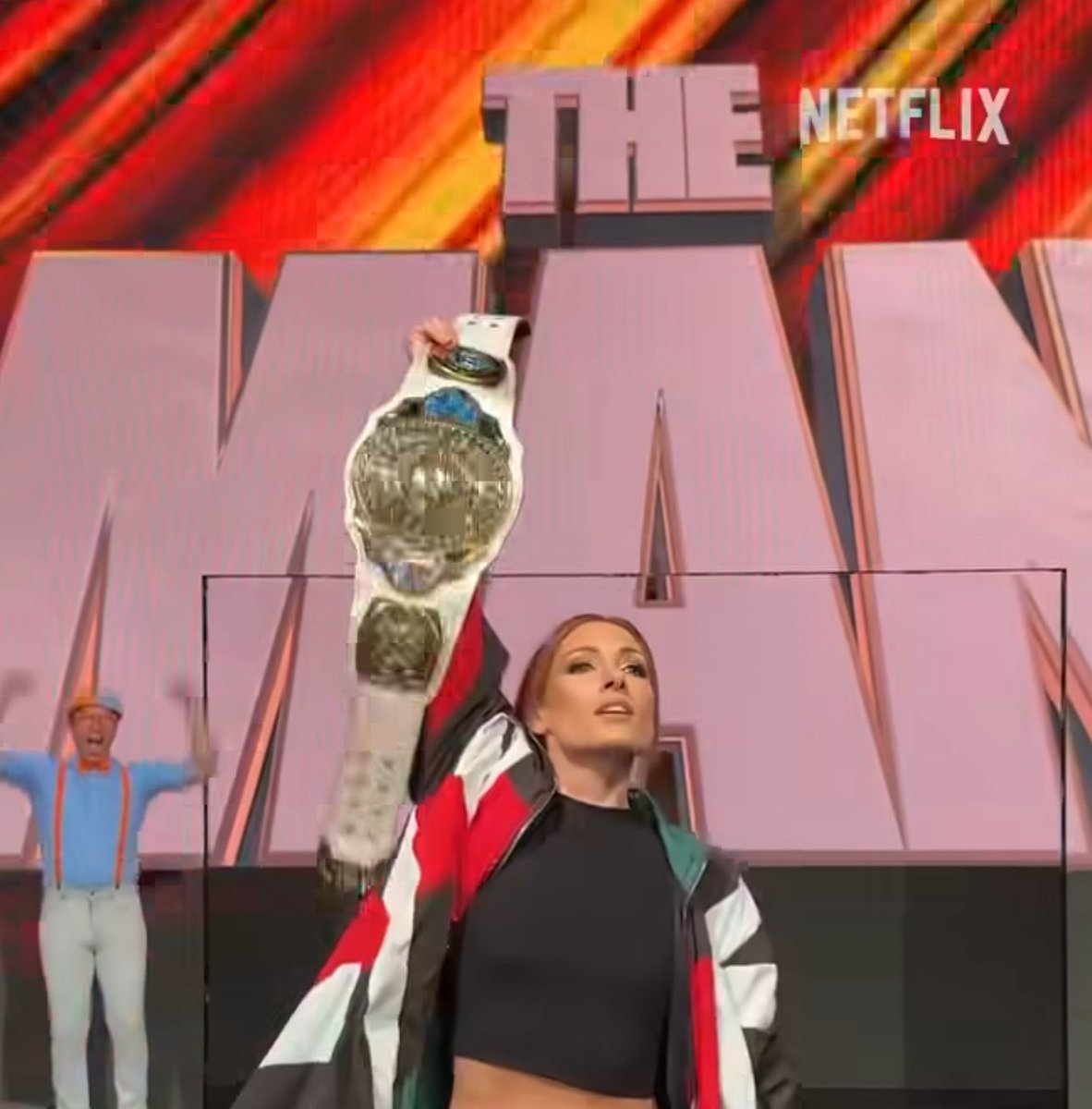 davemcelfatric's tweet image. Watching WWE when…