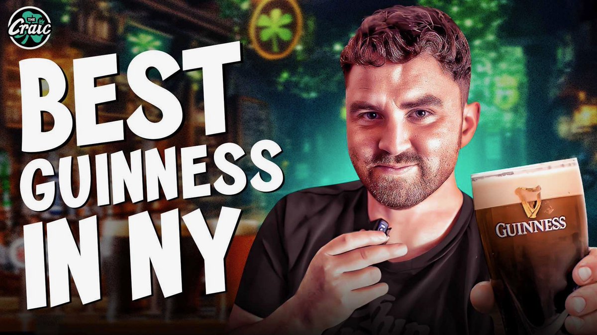 Hi everyone, I’m an influencer now. 

Join GC, New York Ric, some Irish friends and I on a bar crawl around New York. 

A day I will not forget in a hurry ☘️ 

youtu.be/pmaFfBhwJhg?si…