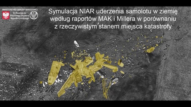 Symulacja NIAR udowadnia fałsz Millera, który wciąż wspiera D.Tusk i b. szef BBN atakując polskich pilotów.Czas przywrócić prawdę publikując Raport Podkomisji Państwa Polskiego ujawniający odpowiedzialność Putina i wsparcie Tuska.